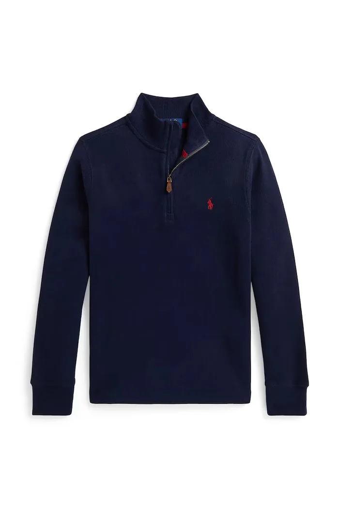 Polo Ralph Lauren пуловер за деца от памук тъмносин 323B28079001