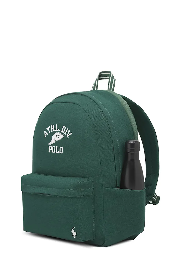 Polo Ralph Lauren раница за деца от памук зелена 9AR195