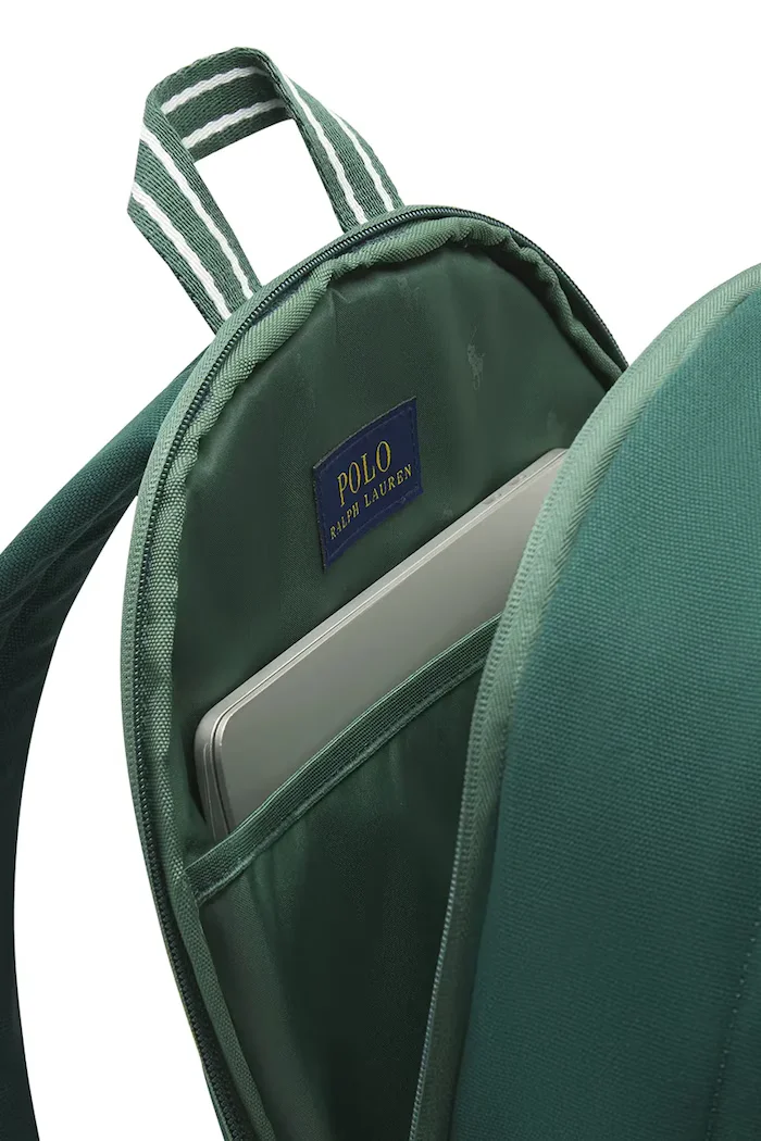 Polo Ralph Lauren раница за деца от памук зелена 9AR195