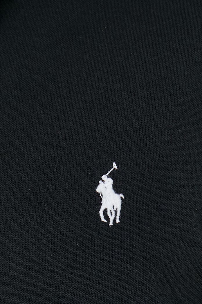 Polo Ralph Lauren риза мъжка памучна черна 710654408