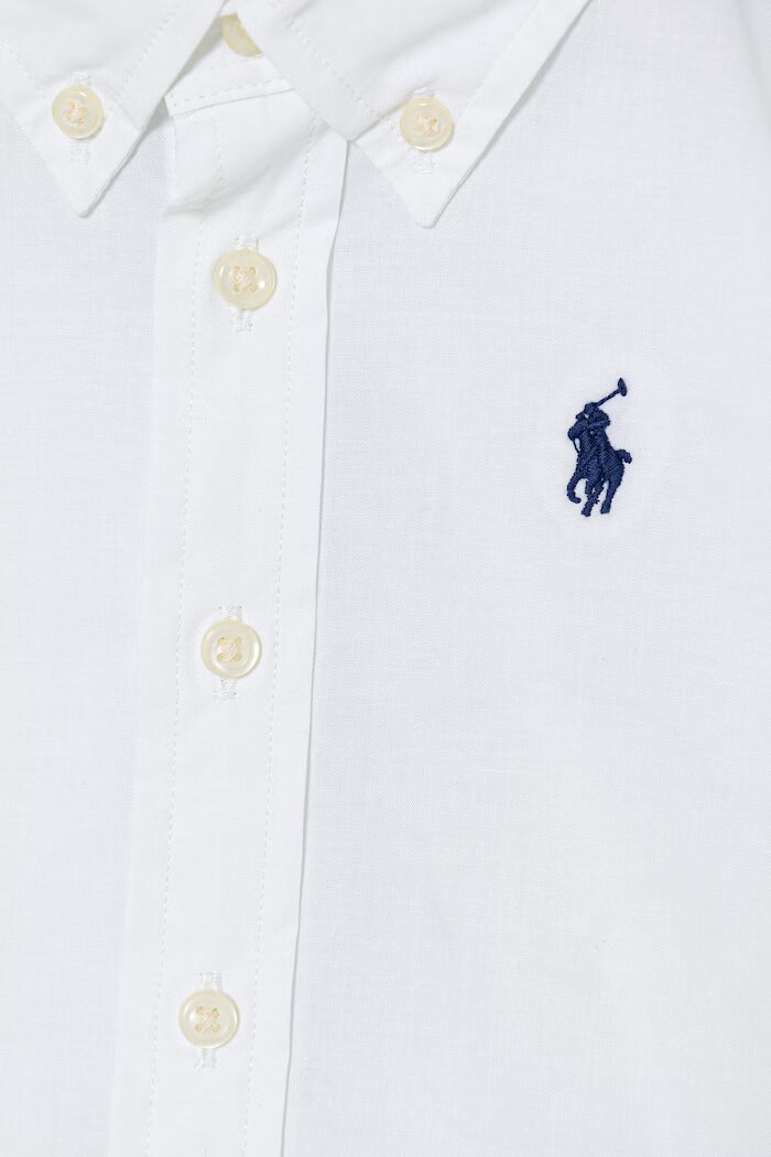 Polo Ralph Lauren риза за бебе от памук бяла 320952199002