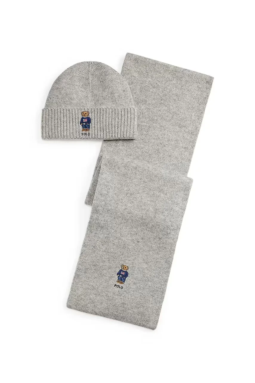 Polo Ralph Lauren Шапка и шал с вълна
