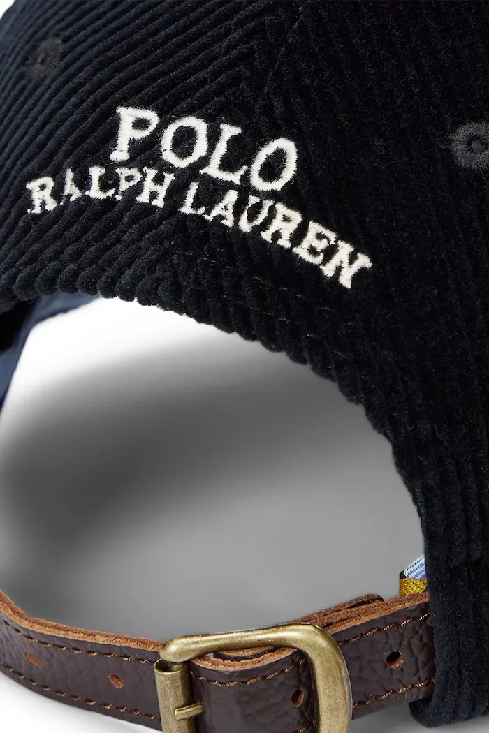 Polo Ralph Lauren шапка с козирка мъжка от джинсова материя черна 710847175