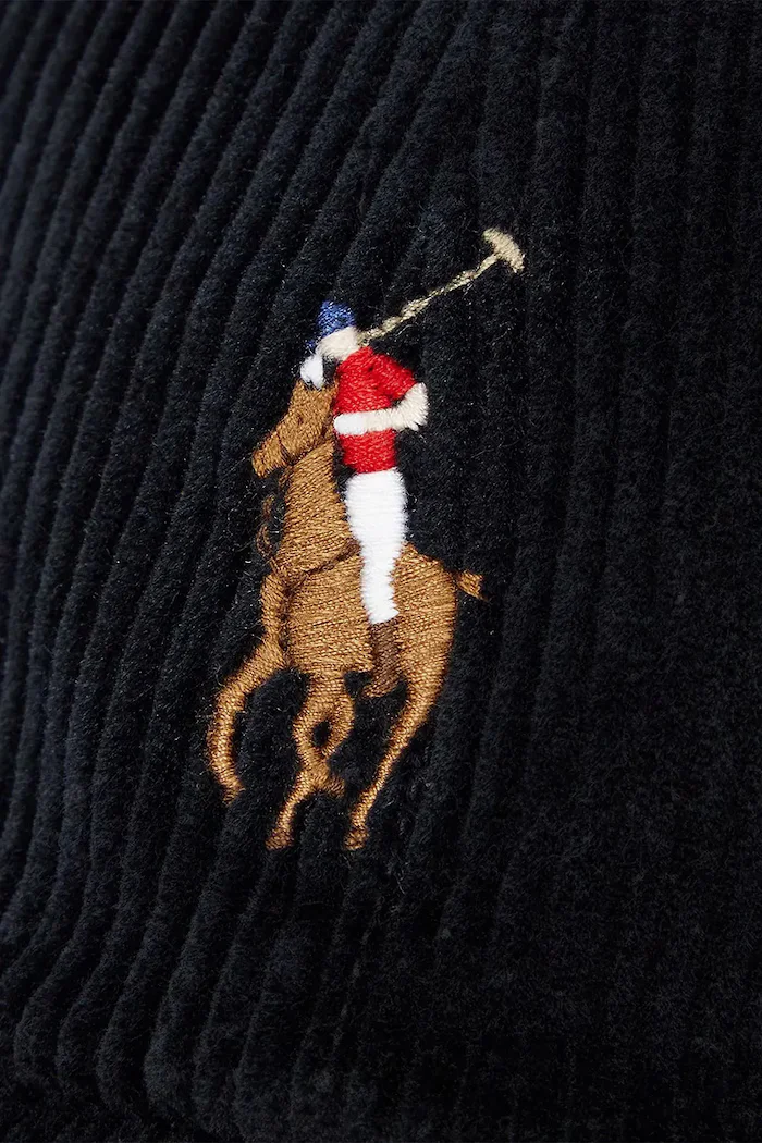 Polo Ralph Lauren шапка с козирка мъжка от джинсова материя черна 710847175