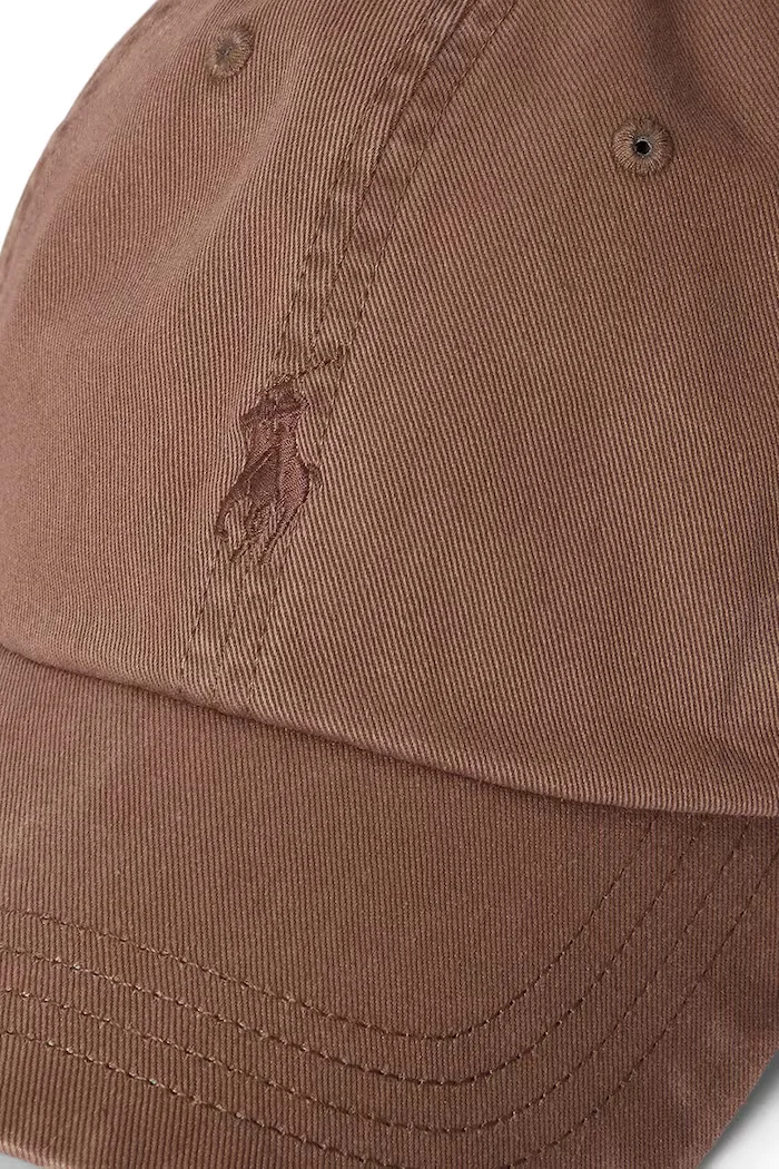 Polo Ralph Lauren шапка с козирка мъжка от памук кафява 710980231