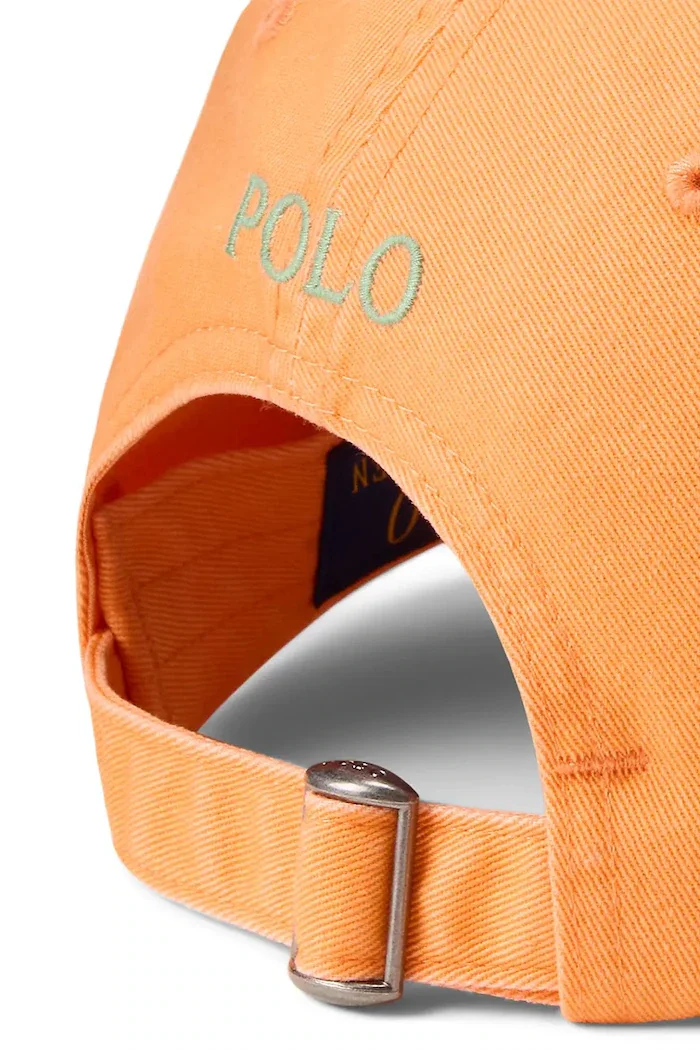 Polo Ralph Lauren шапка с козирка мъжка от памук оранжева 710667709
