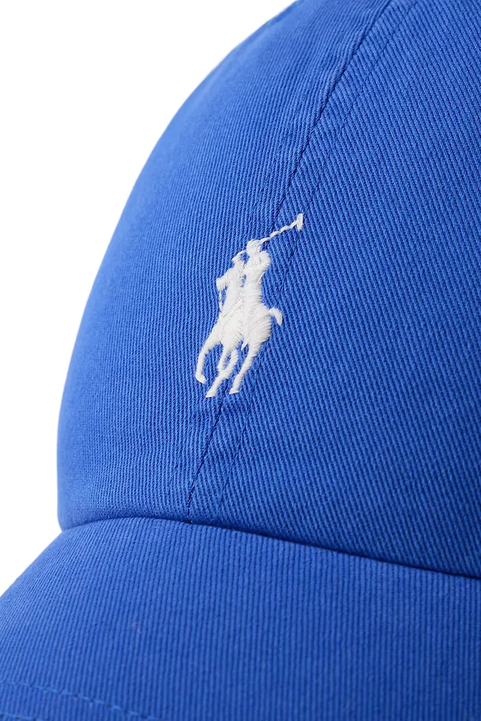 Polo Ralph Lauren шапка с козирка мъжка от памук синя 710667709