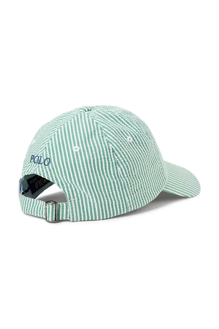 Polo Ralph Lauren Шапка с козирка в зелено с апликация 710957166