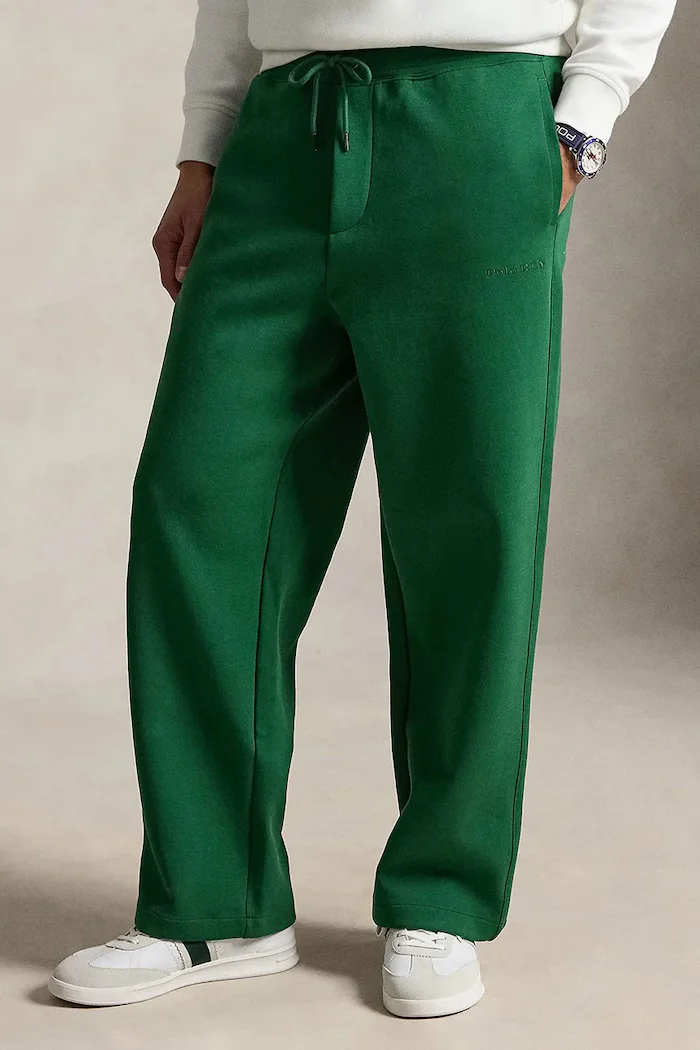 Polo Ralph Lauren спортен панталон мъжки с памук зелен 710B19069