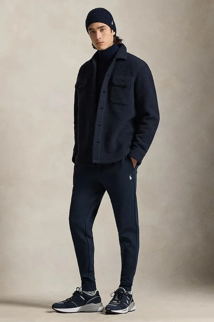 Polo Ralph Lauren Спортен панталон в тъмносиньо с изчистен дизайн