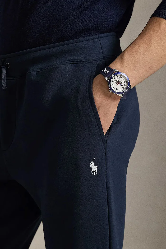 Polo Ralph Lauren Спортен панталон в тъмносиньо с изчистен дизайн