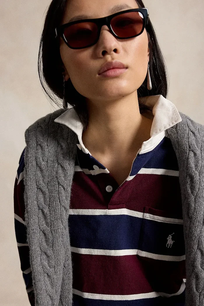 Polo Ralph Lauren суичър дамски от памук многоцветен 211B17775