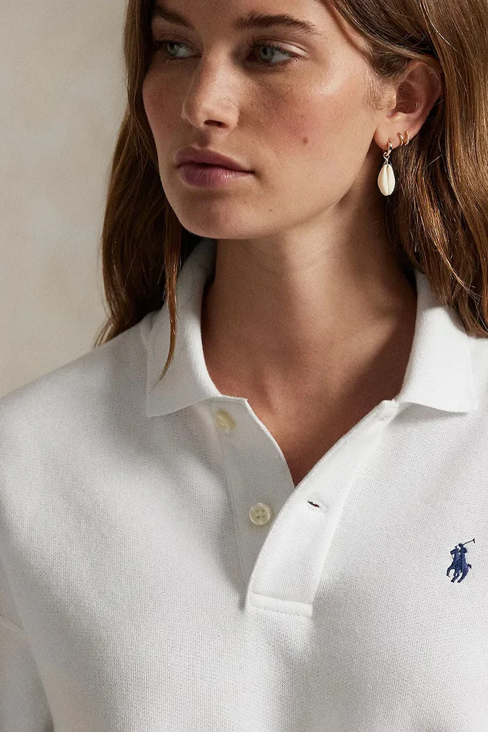 Polo Ralph Lauren суичър дамски с памук бял 211947966