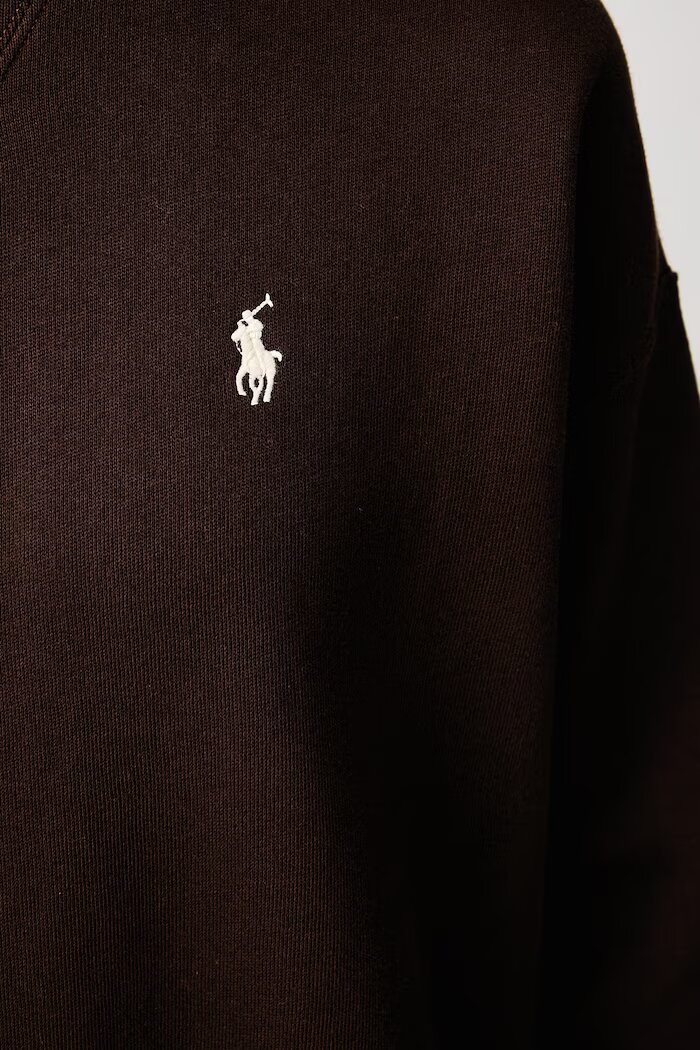 Polo Ralph Lauren суичър дамски с памук кафяв 211978306