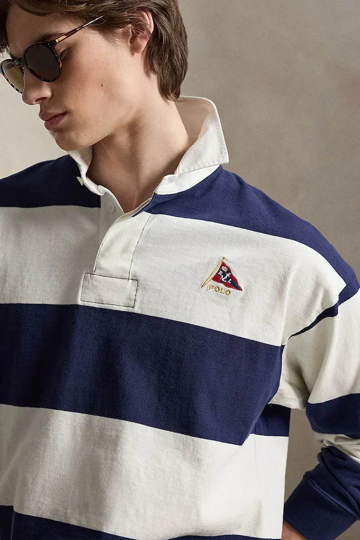 Polo Ralph Lauren суичър мъжки от памук тъмносин 710B19139