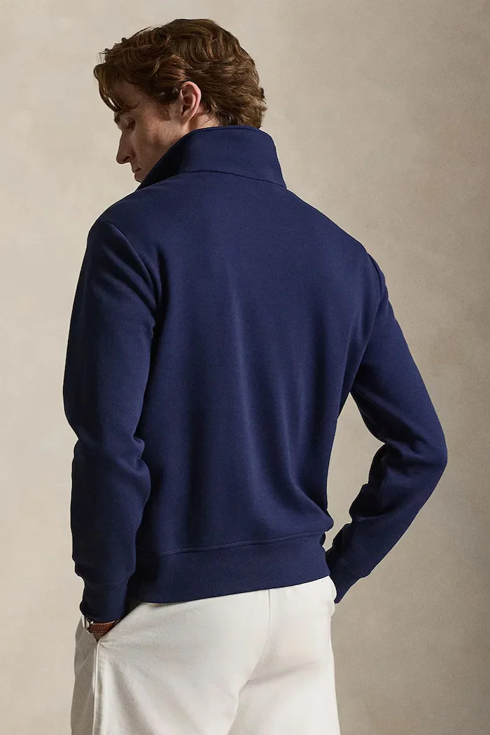 Polo Ralph Lauren суичър мъжки с памук тъмносин 710B20262