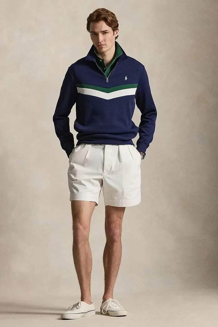 Polo Ralph Lauren суичър мъжки с памук тъмносин 710B20262