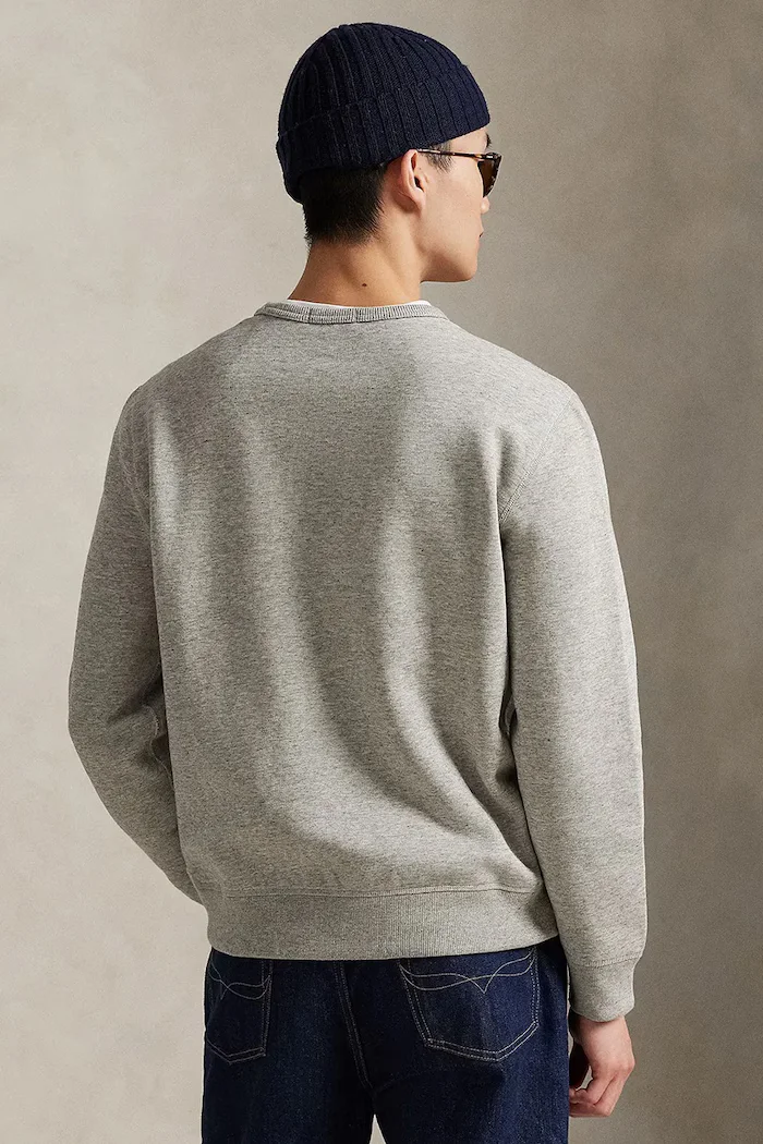 Polo Ralph Lauren Суичър мъжки в сиво с принт 710B13911