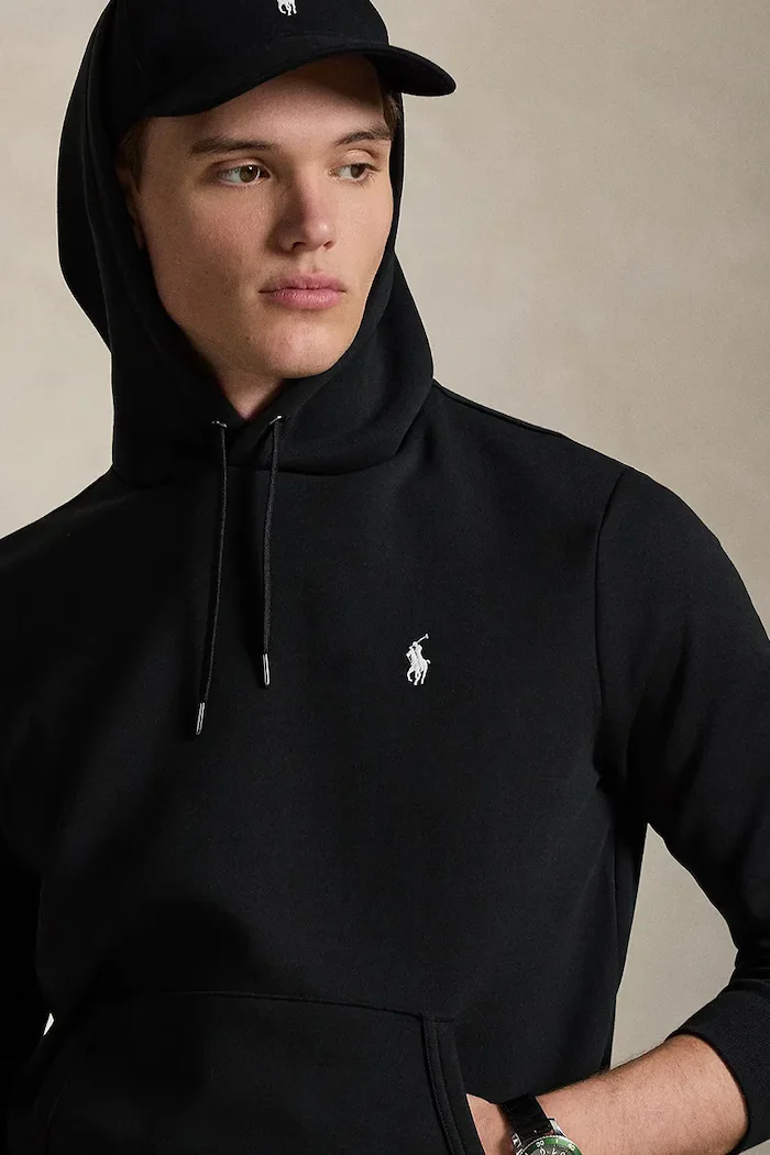 Polo Ralph Lauren суичър с качулка мъжки черен 710907092