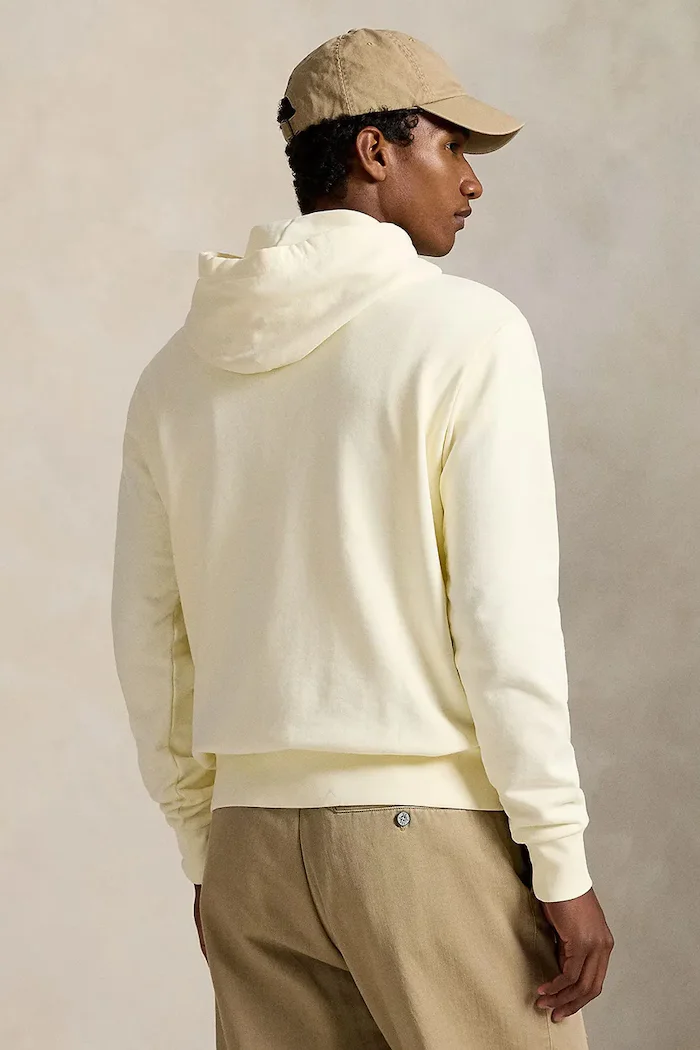 Polo Ralph Lauren суичър с качулка мъжки от памук бежов 710916690
