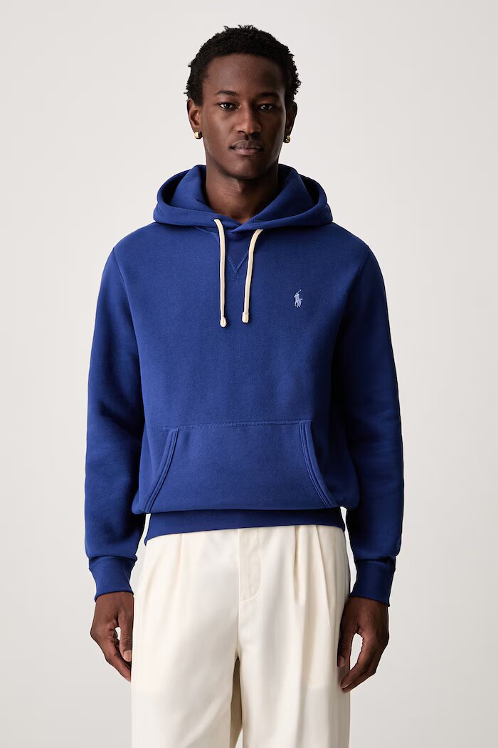Polo Ralph Lauren суичър с качулка мъжки с памук виолетов 710766778