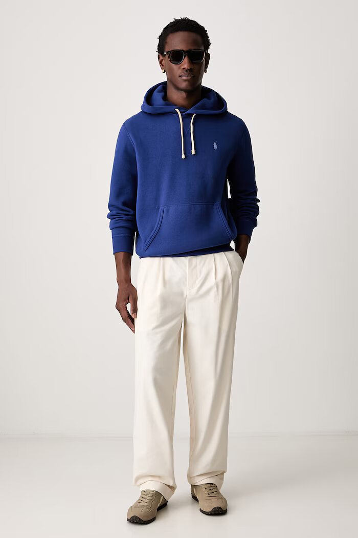 Polo Ralph Lauren суичър с качулка мъжки с памук виолетов 710766778
