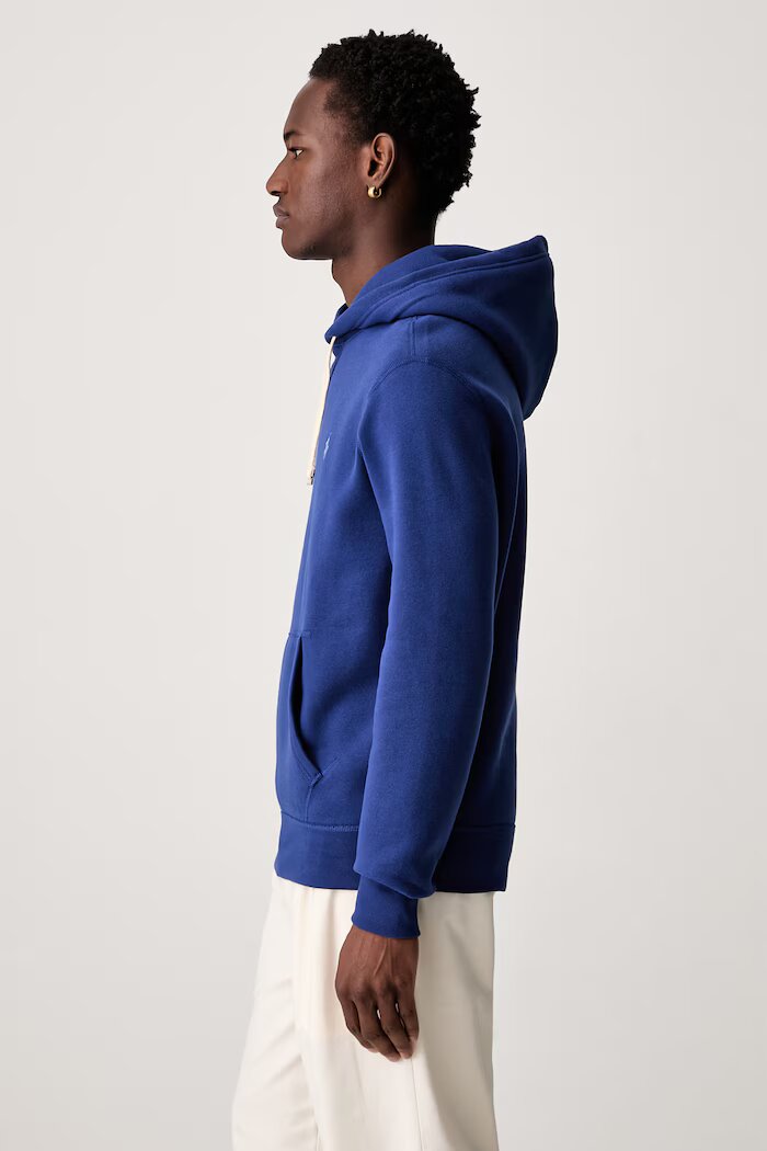 Polo Ralph Lauren суичър с качулка мъжки с памук виолетов 710766778