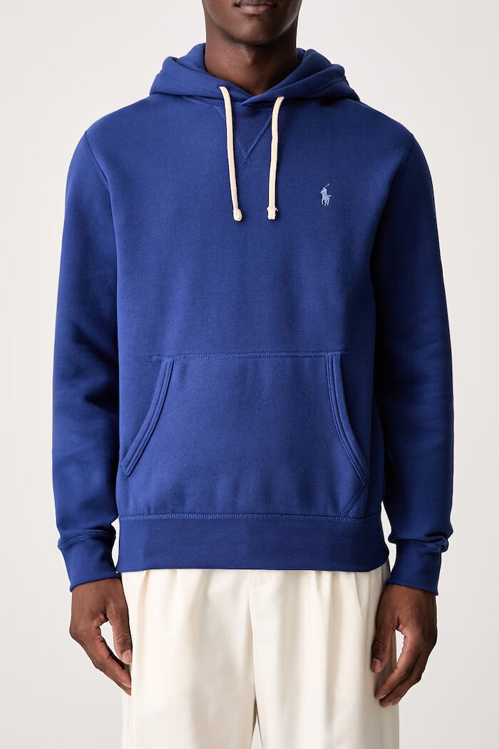 Polo Ralph Lauren суичър с качулка мъжки с памук виолетов 710766778
