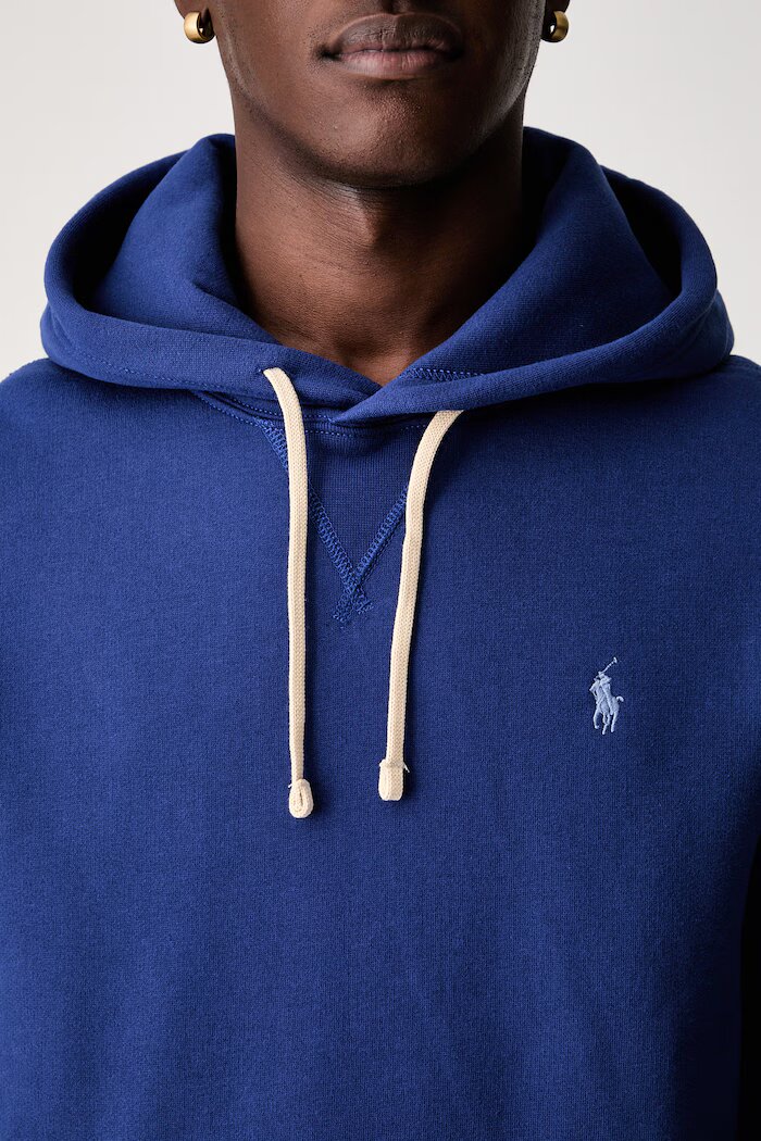 Polo Ralph Lauren суичър с качулка мъжки с памук виолетов 710766778