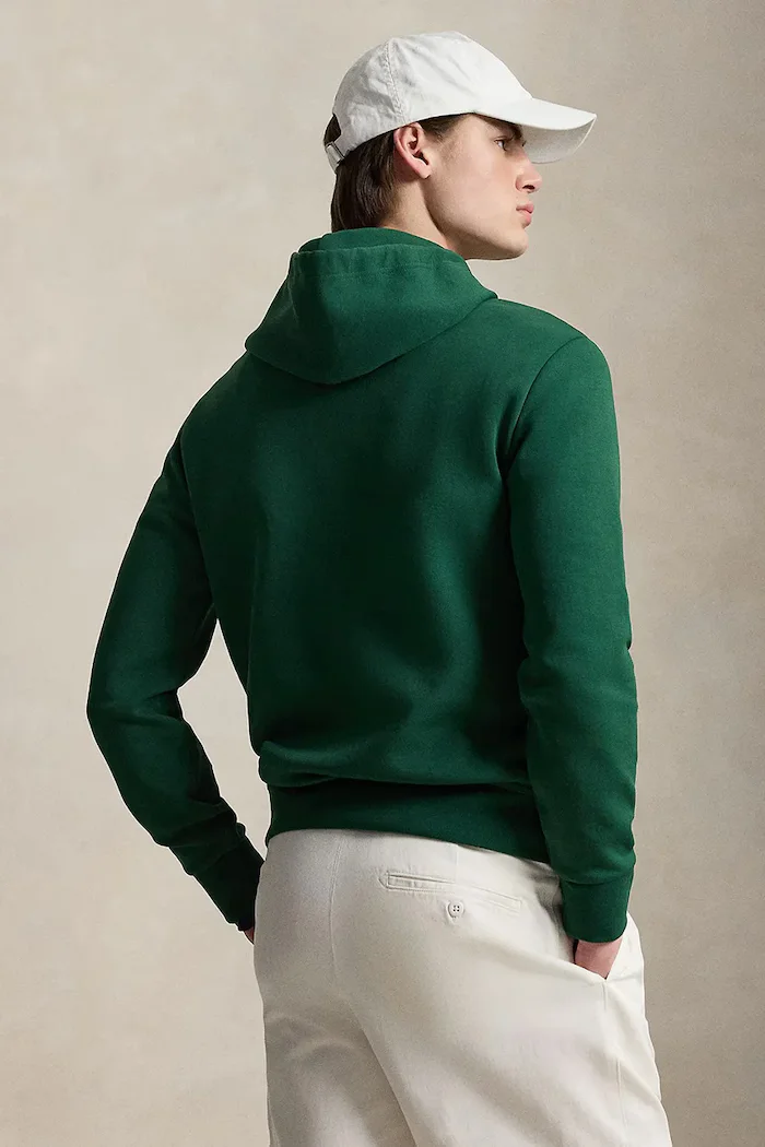 Polo Ralph Lauren суичър с качулка мъжки зелен 710907092