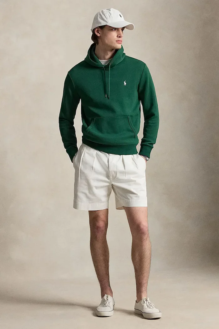 Polo Ralph Lauren суичър с качулка мъжки зелен 710907092