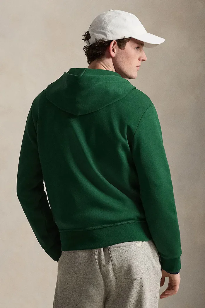 Polo Ralph Lauren суичър с цип и качулка тъмносин 710881517