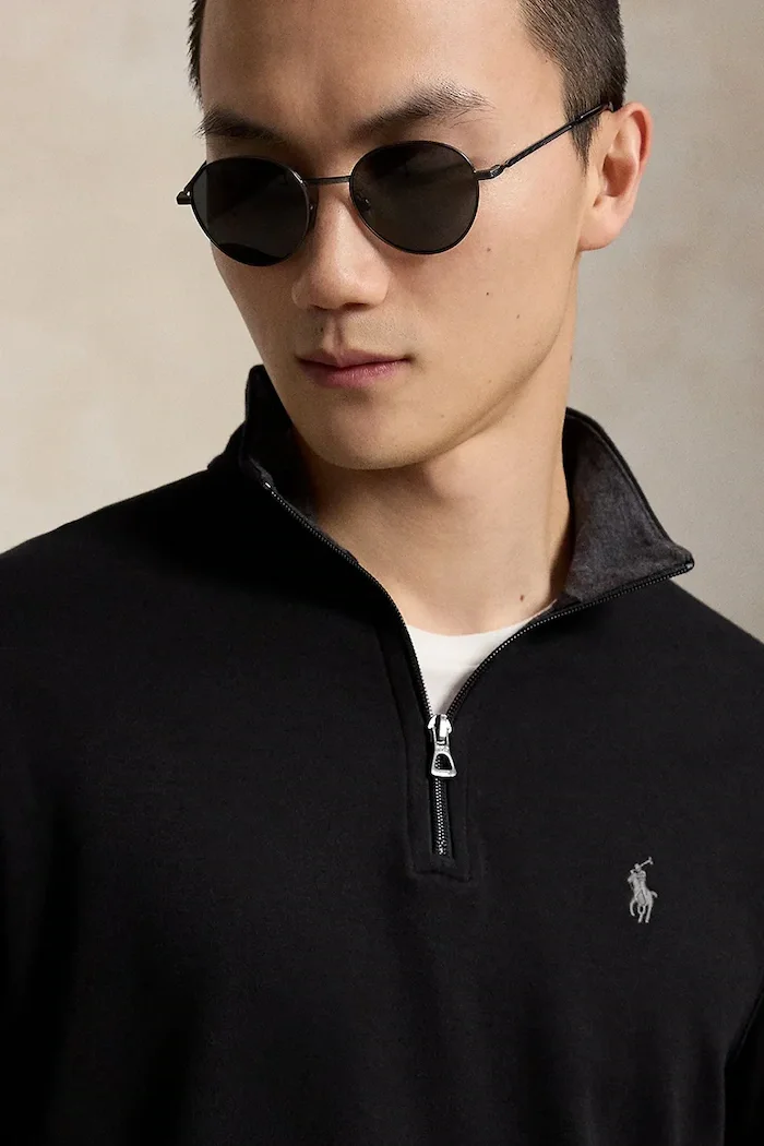 Polo Ralph Lauren Суичър в черно с изчистен дизайн 710812963037