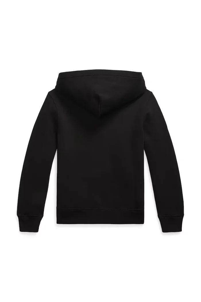 Polo Ralph Lauren Суичър в черно с качулка с изчистен дизайн 323749954059