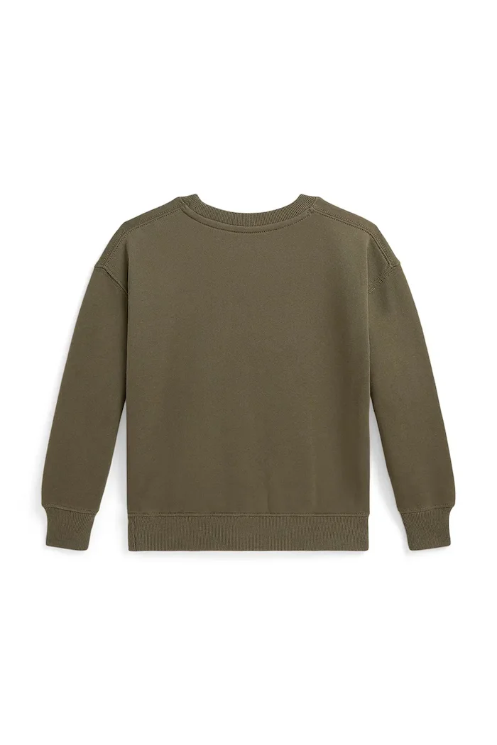 Polo Ralph Lauren суичър за деца с памук зелен 312B26298001