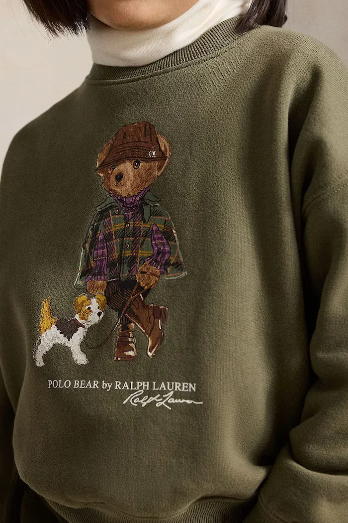 Polo Ralph Lauren суичър за деца с памук зелен 312B26298001