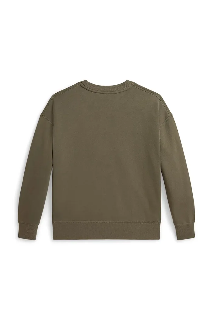 Polo Ralph Lauren суичър за деца с памук зелен 313B26298001