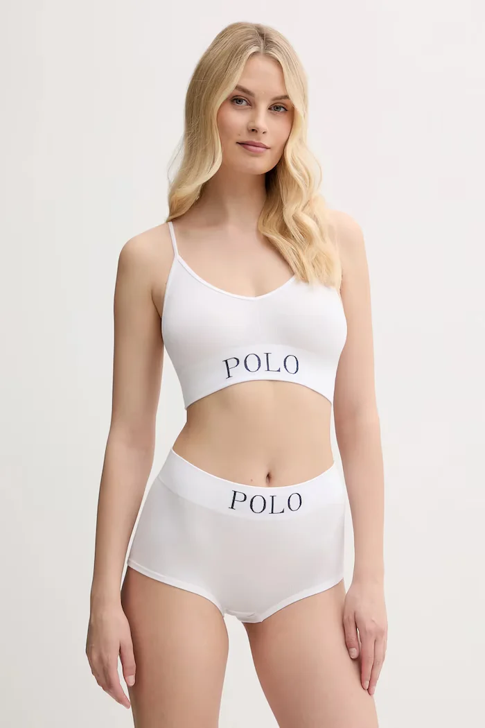 Polo Ralph Lauren сутиен с лиосел бял 4P0311