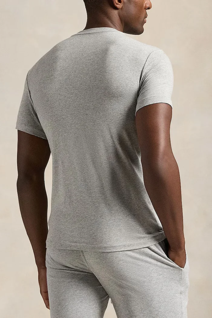Polo Ralph Lauren Тениска (2 броя) мъжка в сиво с изчистен дизайн 714835960003
