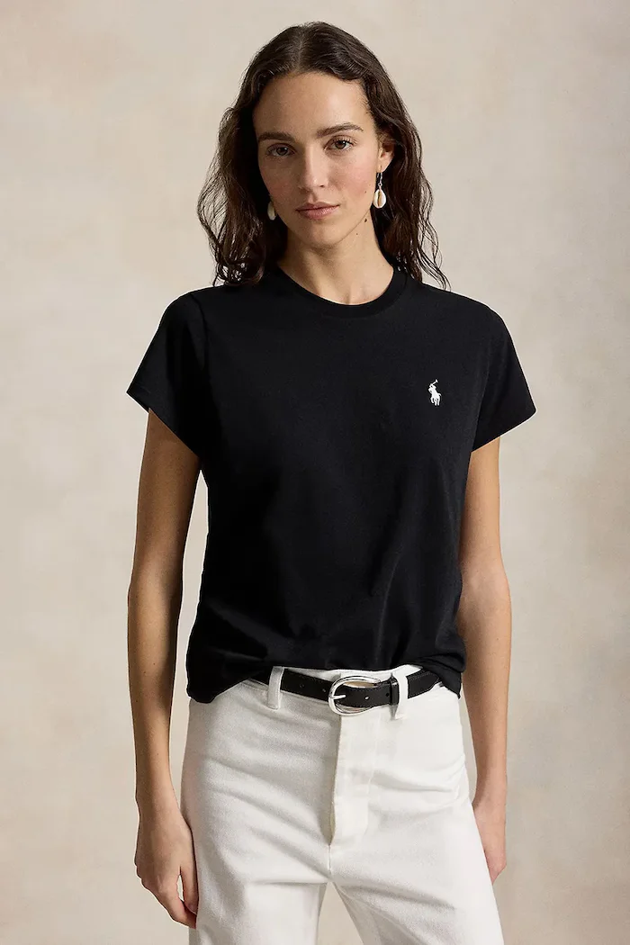 Polo Ralph Lauren тениска дамска от памук черна 211B14605