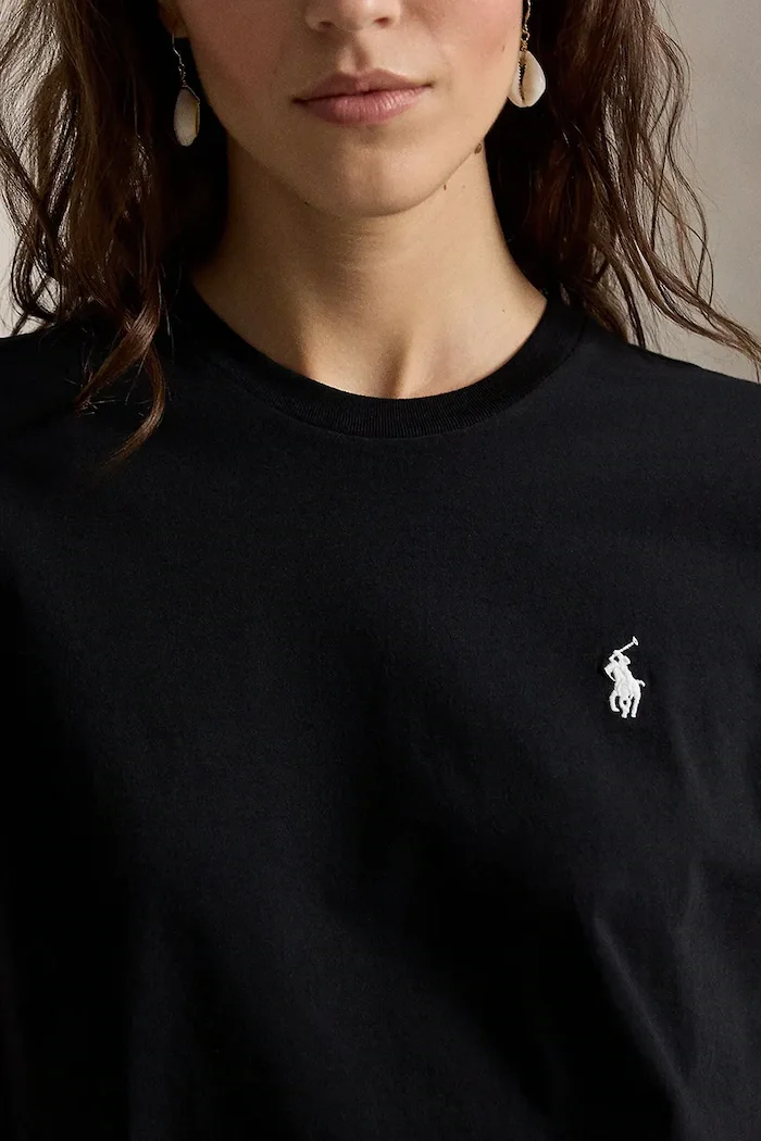 Polo Ralph Lauren тениска дамска от памук черна 211B14605