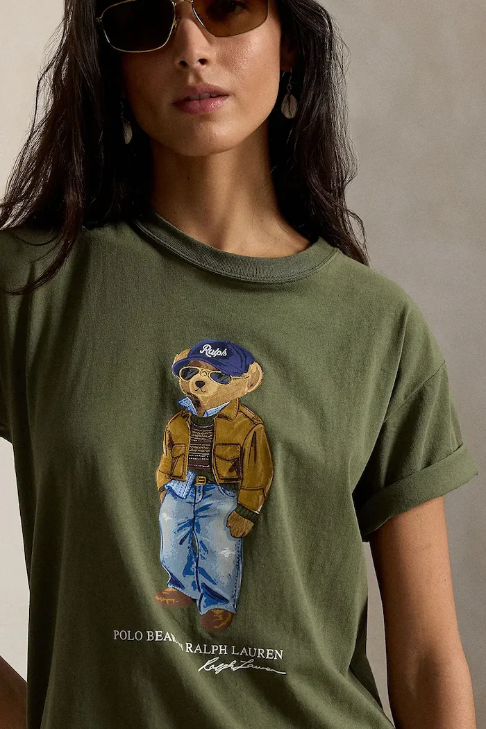 Polo Ralph Lauren тениска дамска от памук зелена 211B17806