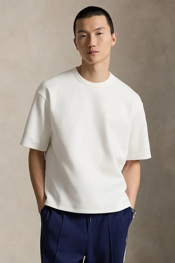 Polo Ralph Lauren тениска мъжка с памук бяла 710B19071