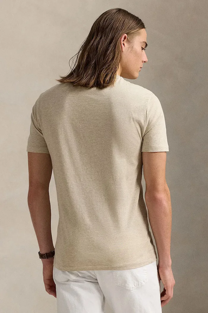Polo Ralph Lauren Тениска мъжка в бежово с изчистен дизайн