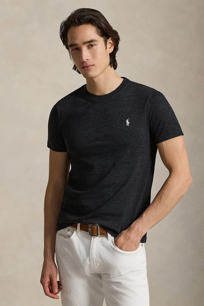 Polo Ralph Lauren Тениска мъжка в черно с изчистен дизайн