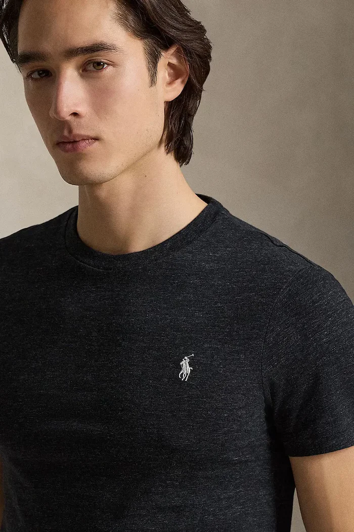 Polo Ralph Lauren Тениска мъжка в черно с изчистен дизайн