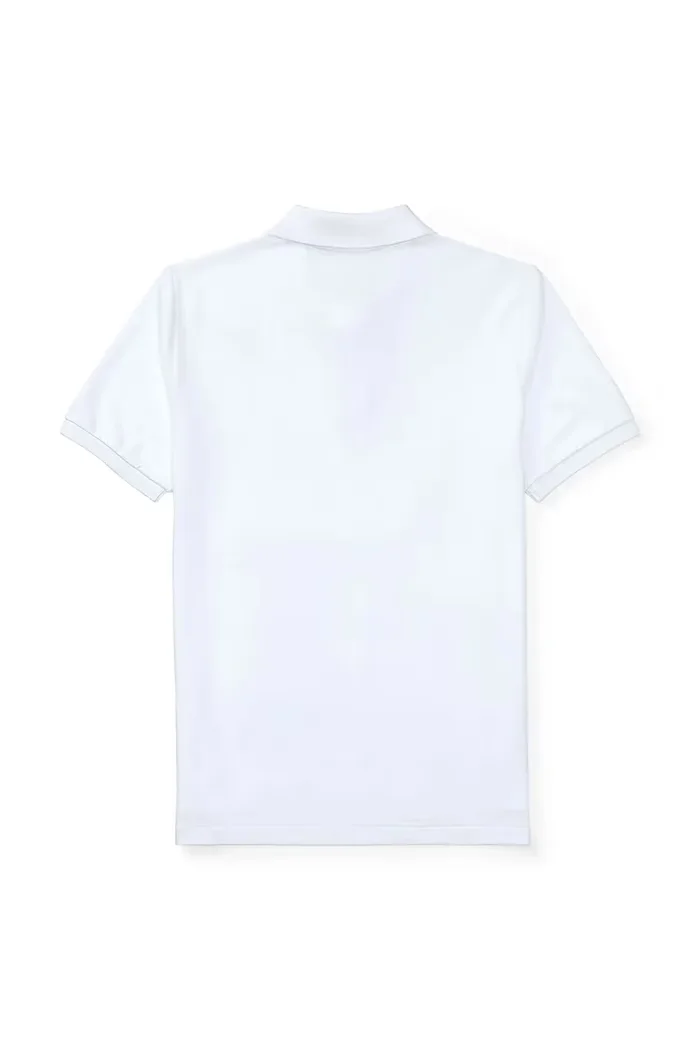 Polo Ralph Lauren тениска с яка за деца от памук бяла 323603252004