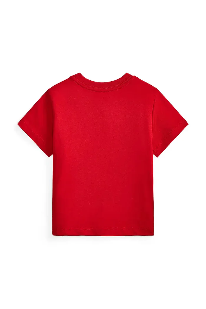 Polo Ralph Lauren тениска за бебе от памук червена 320B29156001