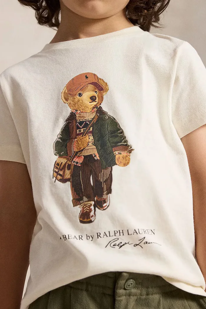 Polo Ralph Lauren тениска за деца от памук бежова 322B27298002