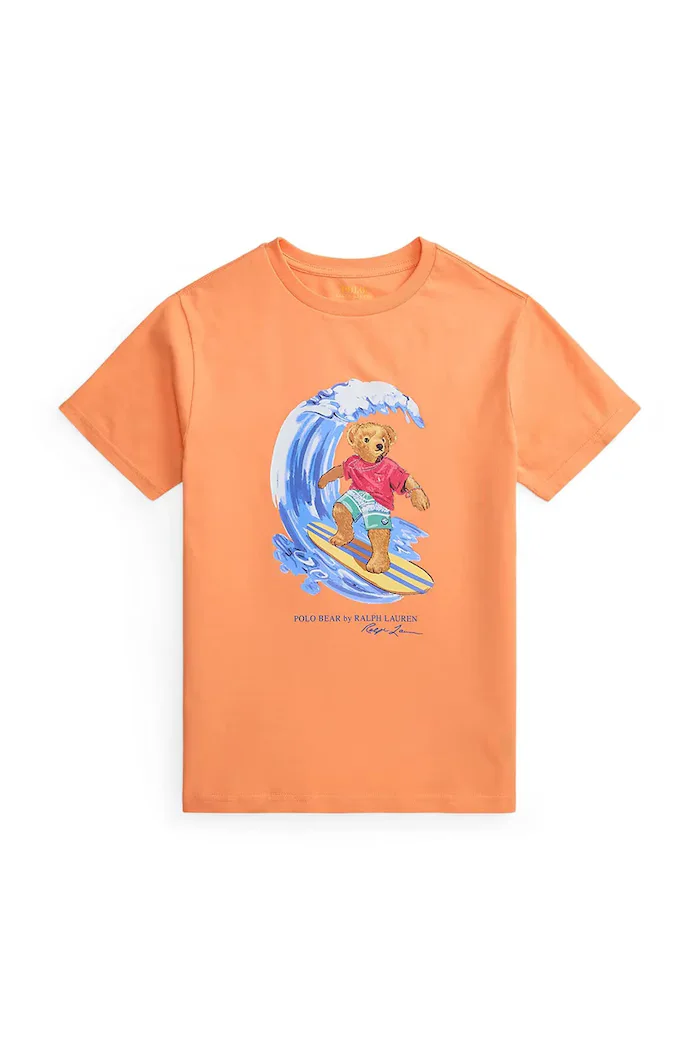 Polo Ralph Lauren тениска за деца от памук оранжева 323B13589001